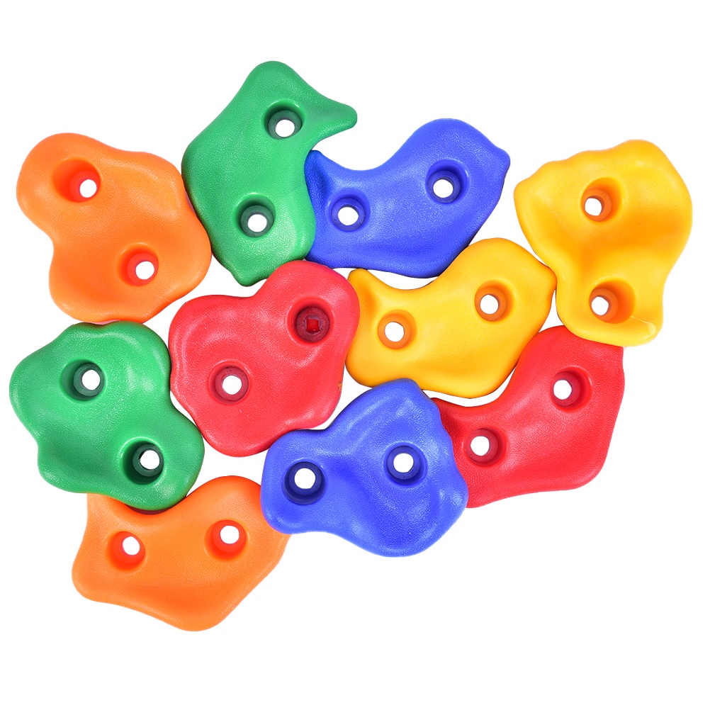 Spvn Set 10 Phụ Kiện Kẹp Gắp Đá Leo Núi Ngoài Trời Dành Cho Trẻ Em