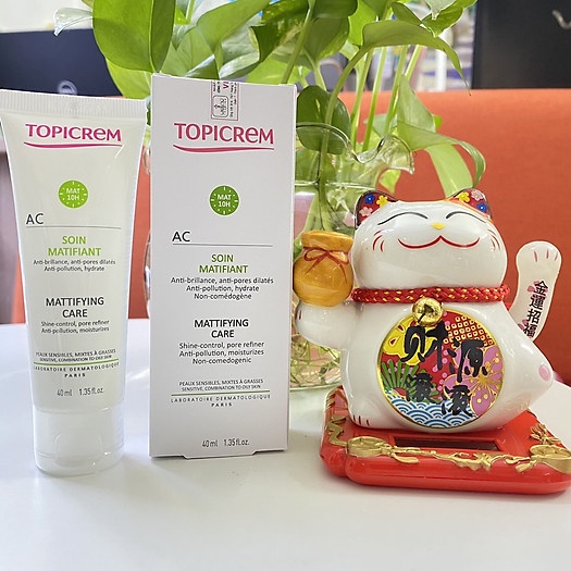 TOPICREM Kem dưỡng ẩm, kiềm dầu cho da nhờn mụn AC C care - 40ml