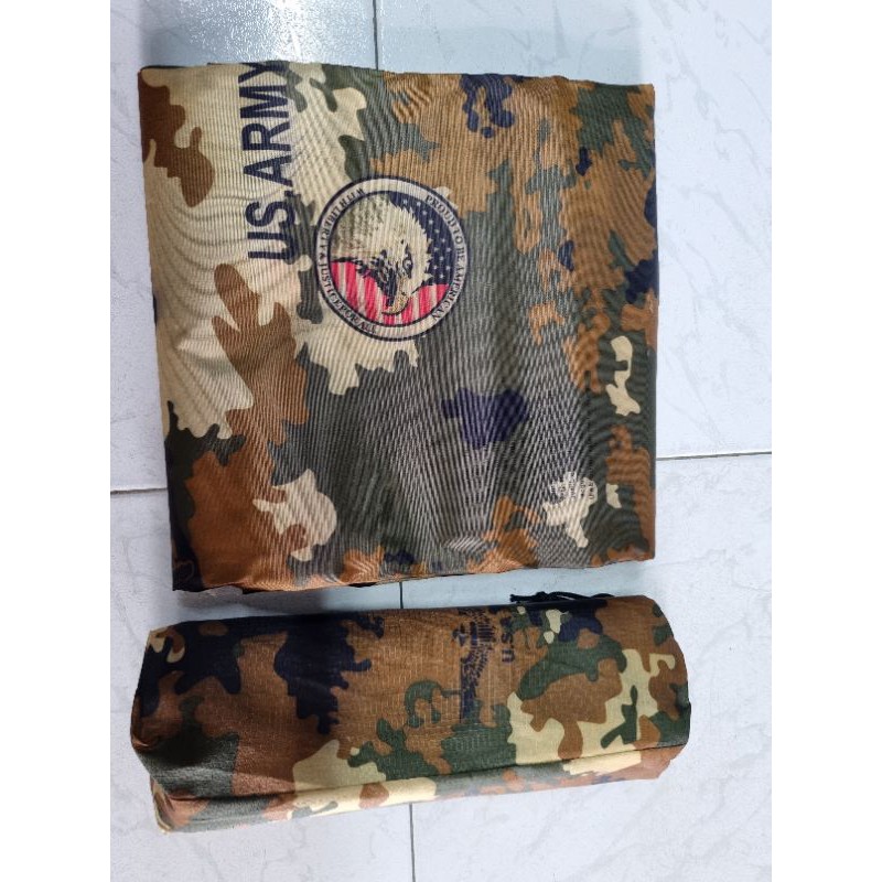 Võng dù bông loang  2m2 kèm túi kèm 6m dây