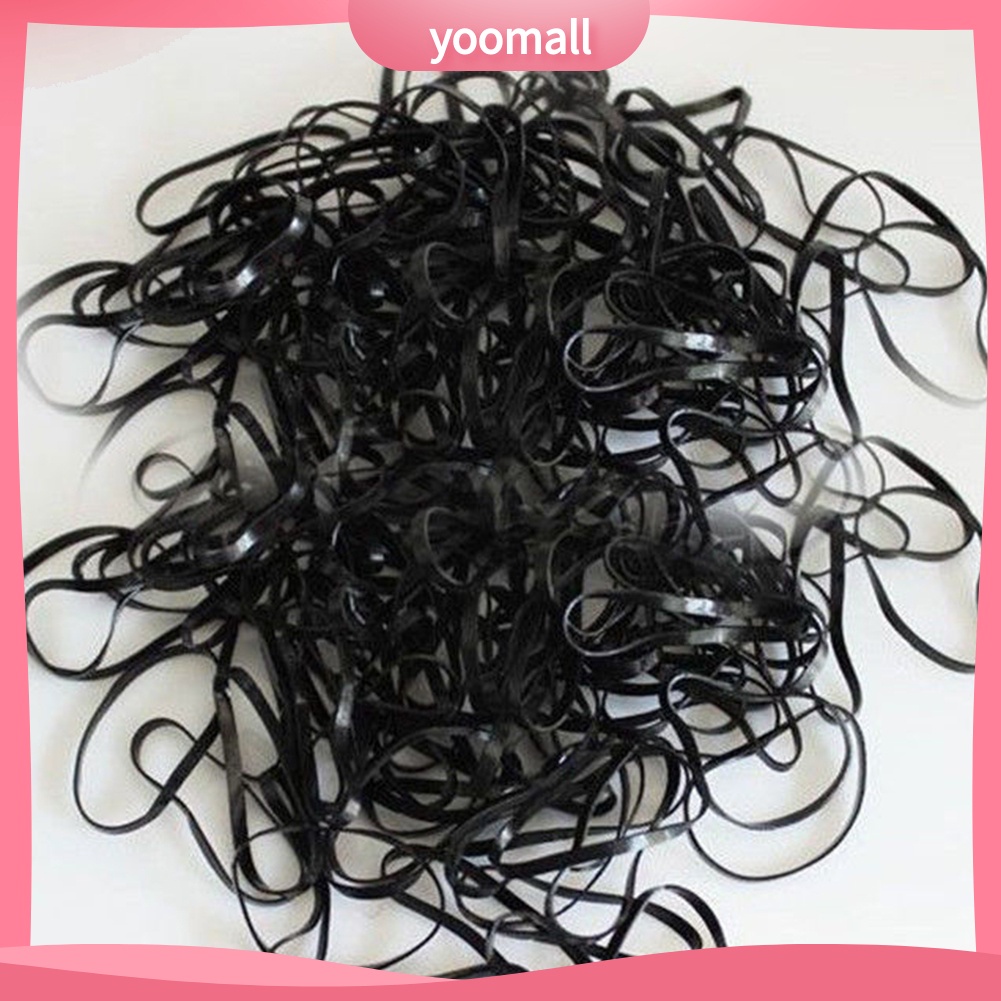 300 Dây Thun Buộc Tóc Co Giãn Thời Trang