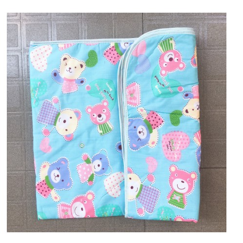 Tấm Lót Thảm Chống Thấm 3 Lớp Cho Bé Size Lớn 80x100cm