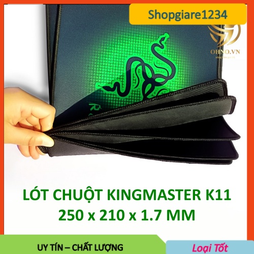 Lót chuột Q8/ K11 KINGMASTER Hình Rắn - Bề mặt siêu mịn - Dành cho mọi game thủ