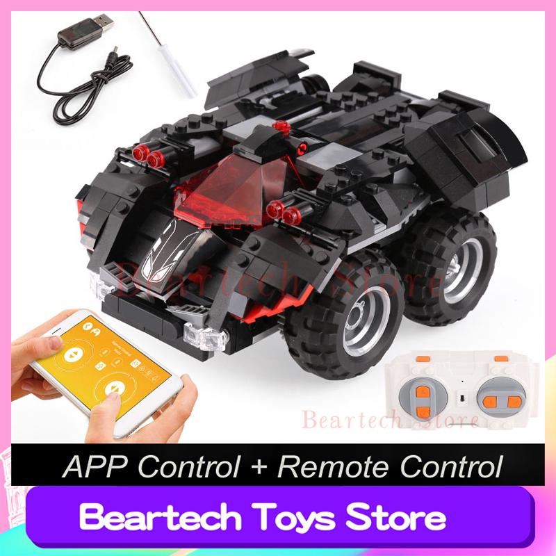 Bôộ đồ chơi LEGO lắp ráp mô hình xe Batmobile của Người Dơi điều khiển từ xa dành cho trẻ em trên 3 tuổi