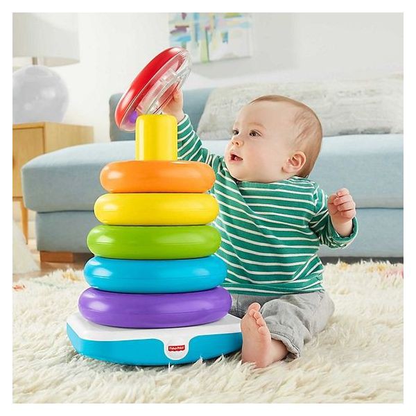 Đồ chơi FISHER PRICE 19 - Đồ chơi xếp chồng lúc lắc khổng lồ - Mã SP GJW15