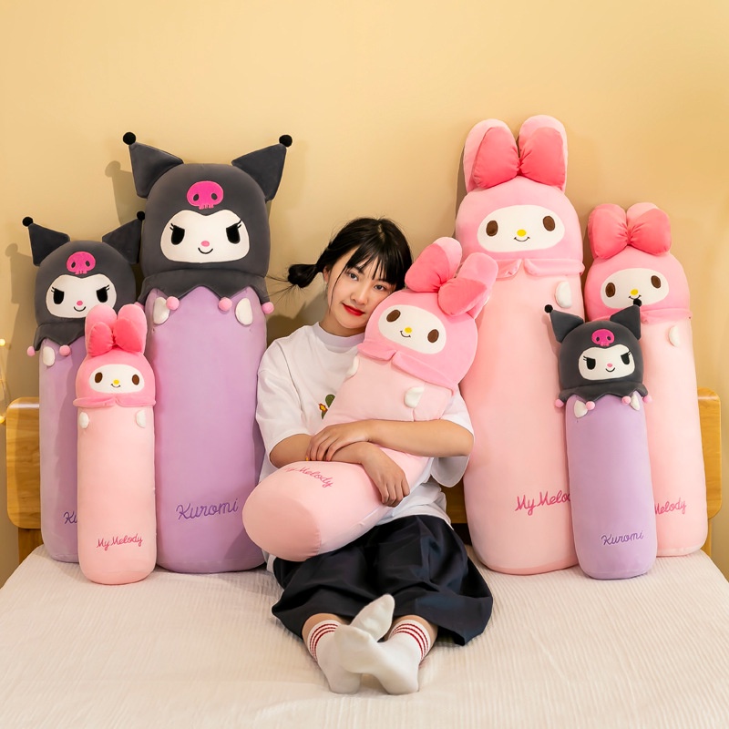Gối Ôm Nhồi Bông Hình Kuromi Melody Sanrio Hoạt Hình Đáng Yêu