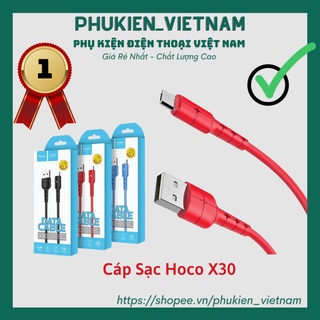 Cáp Sạc Hoco X30 có đèn LED báo khi sạc ✓ Cáp Android