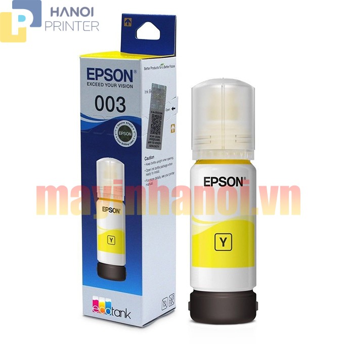 Bộ mực in màu Epson 003 Ecotank  chính hãng dùng cho máy Epson L1110/ L3110/ L3150