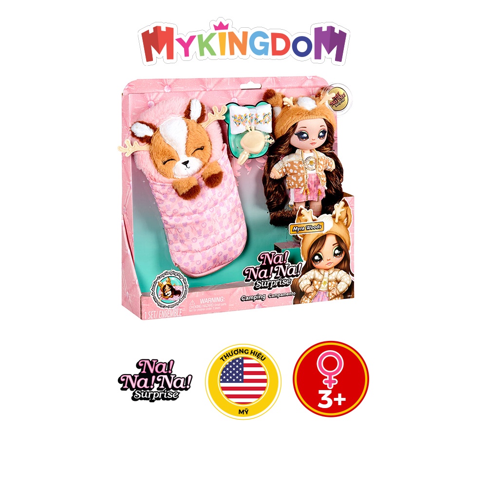Đồ Chơi Na Na Na SURPRISE Búp Bê Và Dụng Cụ Cắm Trại - Myra Wood 579380EUC