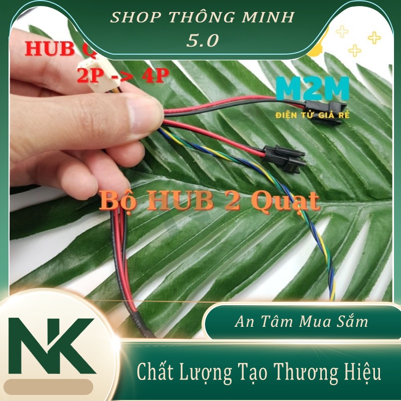HUB Chuyển Đổi Quạt 2 Chân Sang 4 Chân Cổng SYS-FAN
