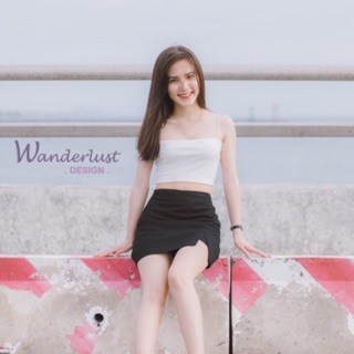 Áo Croptop trắng 2 dây