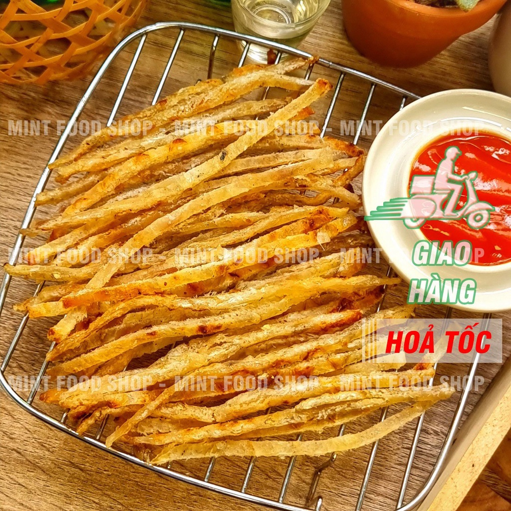 Khô Cá Thiều Tiêu Sọ Cắt Sợi - Lon 300gr
