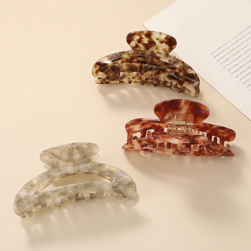 Kẹp Tóc Họa Tiết Hình Học 10cm Cho Nữ