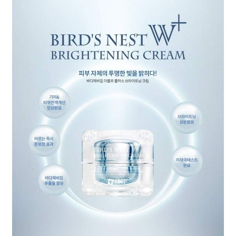 [Date 29/05/21] Kem nâng tone Bird's nest brightening cream 50g