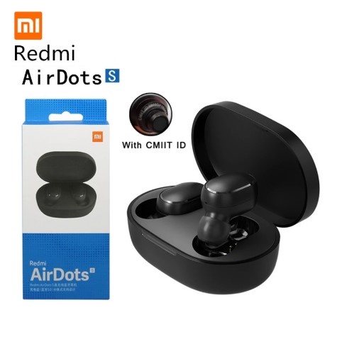Tai Nghe Nhét Tai Không Dây Bluetooth 5.0 Âm Trầm Điều Khiển Bằng Giọng Nói Xiaomi Redmi airdots S / 2 TWS mi