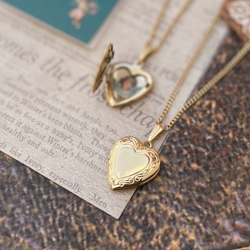 Dây Chuyền Mặt Trái Tim Mở Nắp