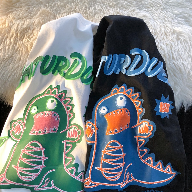 NRVP Áo Thun Tay Ngắn Cổ Tròn Thời Trang Mùa Hè Phong Cách Hàn Quốc Mới