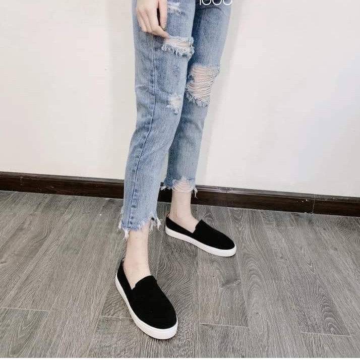 Xả lẻ size giày nữ, giày lười nữ, slip on nữ