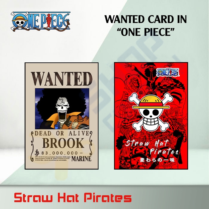 Thẻ truy nã One piece - Wanted card