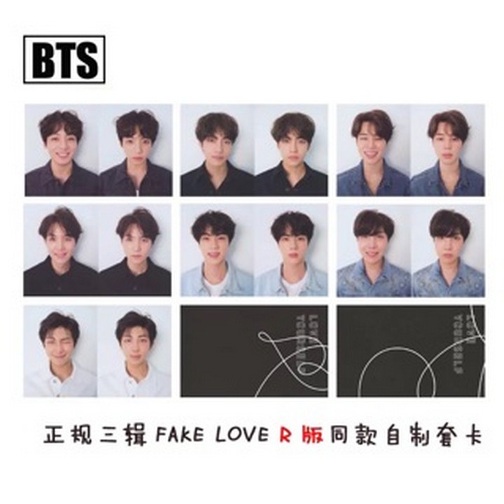 (6 mẫu) Card bts Chữ ký trong ảnh album idol Hàn quốc in hình đẹp