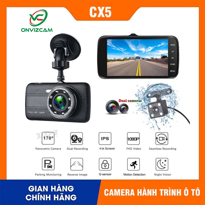 ⚡️FREESHIP⚡️CAMERA HÀNH TRÌNH Ô TÔ TRƯỚC SAU, 4 INCH IPS, ỐNG KÍNH KÉP, FUll HD 1080P, SIÊU NÉT