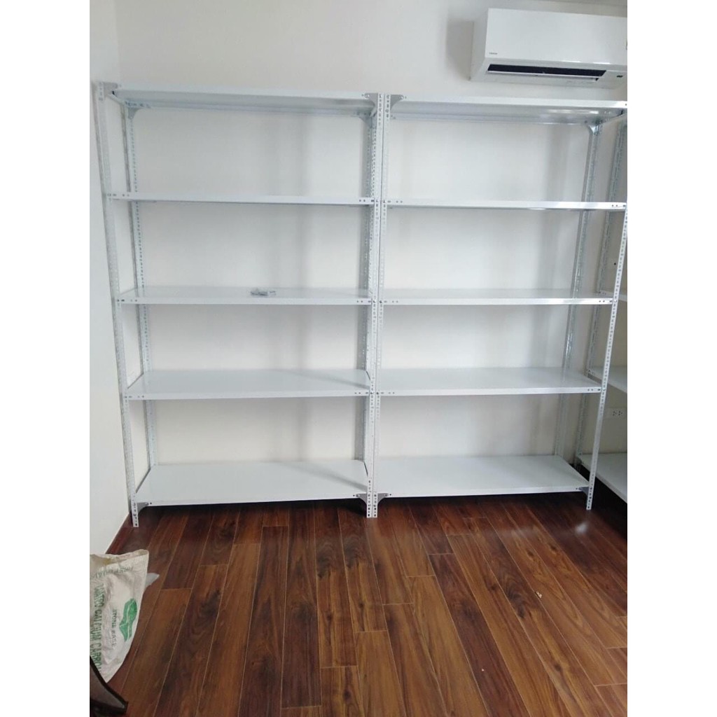 [Mã LIFE1511A giảm 10% đơn 50K] Kệ Sắt Đa Năng Dài 1m x Rộng 0,3m x Cao 1,5-2m x 4,5 tầng V Lỗ Lắp Ghép Để Đồ