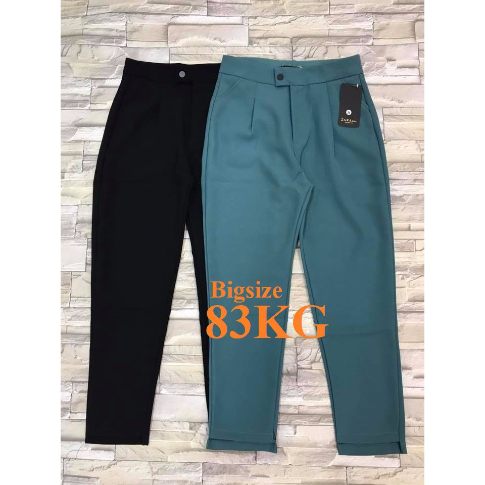 QUẦN BAGGY GẤU LỆCH KINA Dáng Lỡ 84CM, có big size 86kg