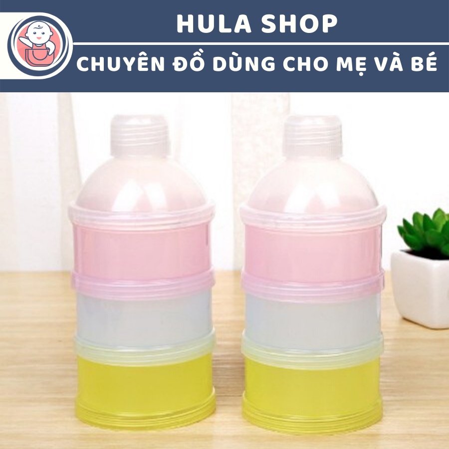 Hộp chia sữa, đựng sữa bột 3 ngăn