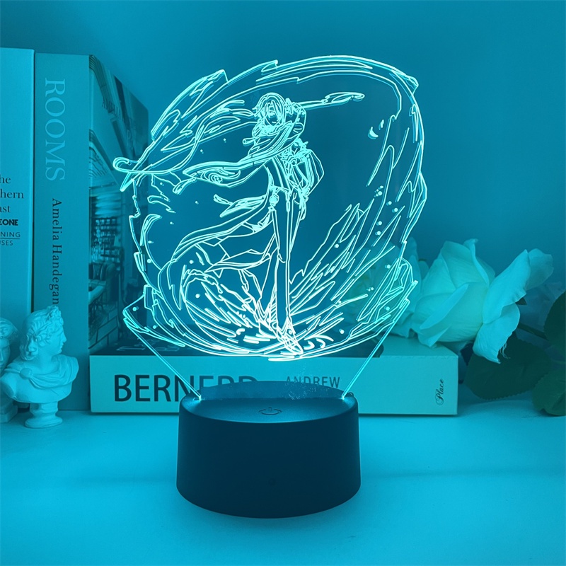 Đèn Led Để Bàn GENSHIN GENSHIN IMPACT Raiden Shogun Kazuha Miko Scaramouche