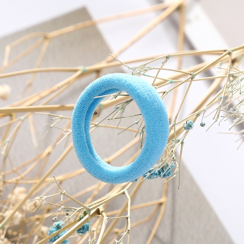 Haimeikang 50 chiếc / bộ dây buộc tóc nylon màu