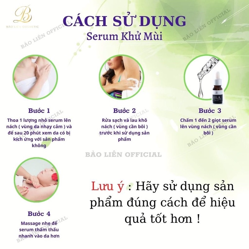 Khử mùi hôi cơ thể, hôi nách, hôi chân MILA - INOD, làm trắng sáng da vù nách