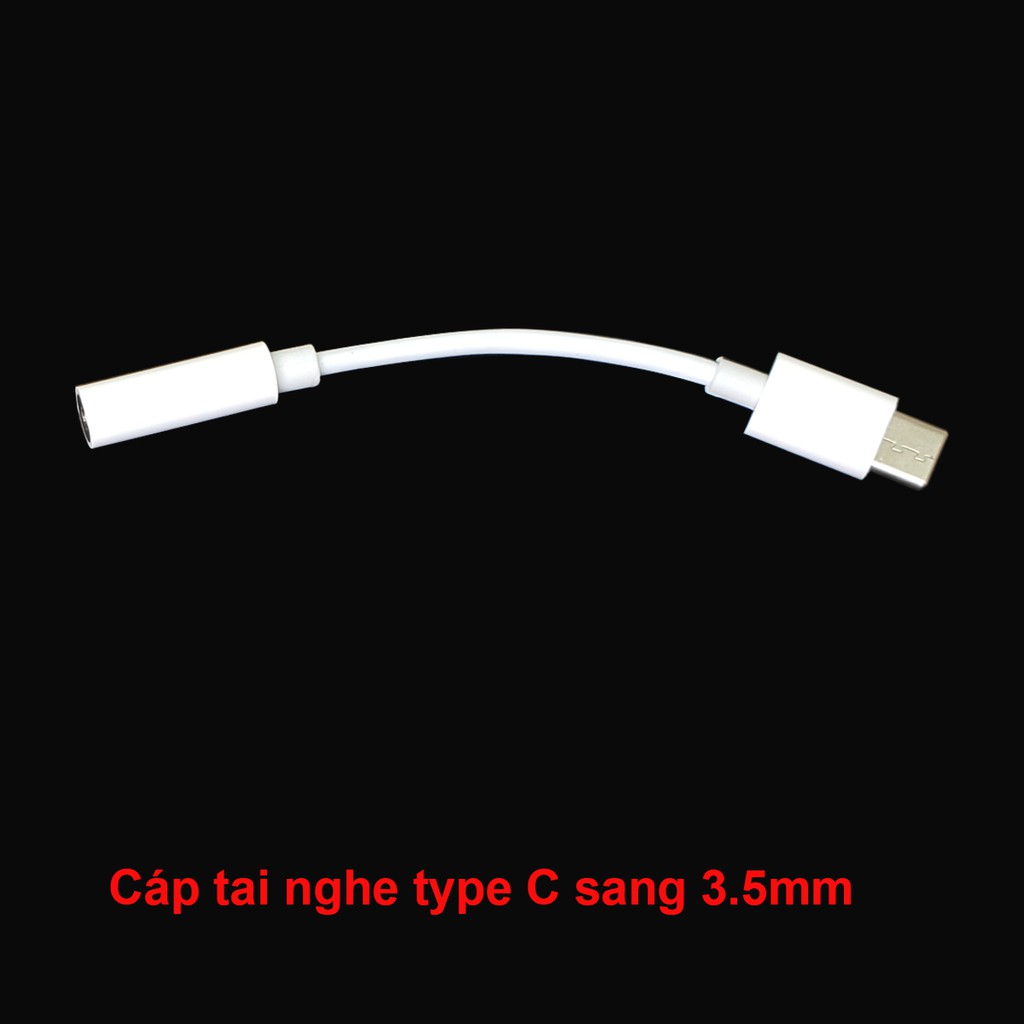 Cáp Chuyển Đổi Type-C Sang Cổng 3.5mm , jack chuyển tai nghe chân TYPE-C sang chân 3.5mm