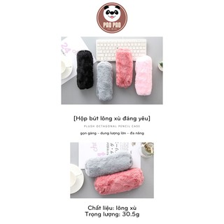 Hộp bút lông xù sang chảnh