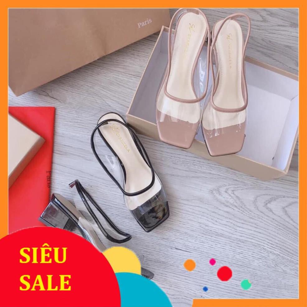 Dép Guốc quai trong hậu thun- guốc quai trong hở mũi