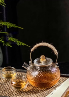 Bộ ấm chén thuỷ tinh 800ml