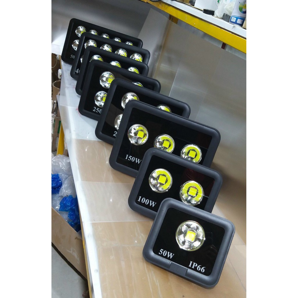 Đèn led pha cốc 100w IP66 ngoài trời siêu sáng BH 1 NĂM