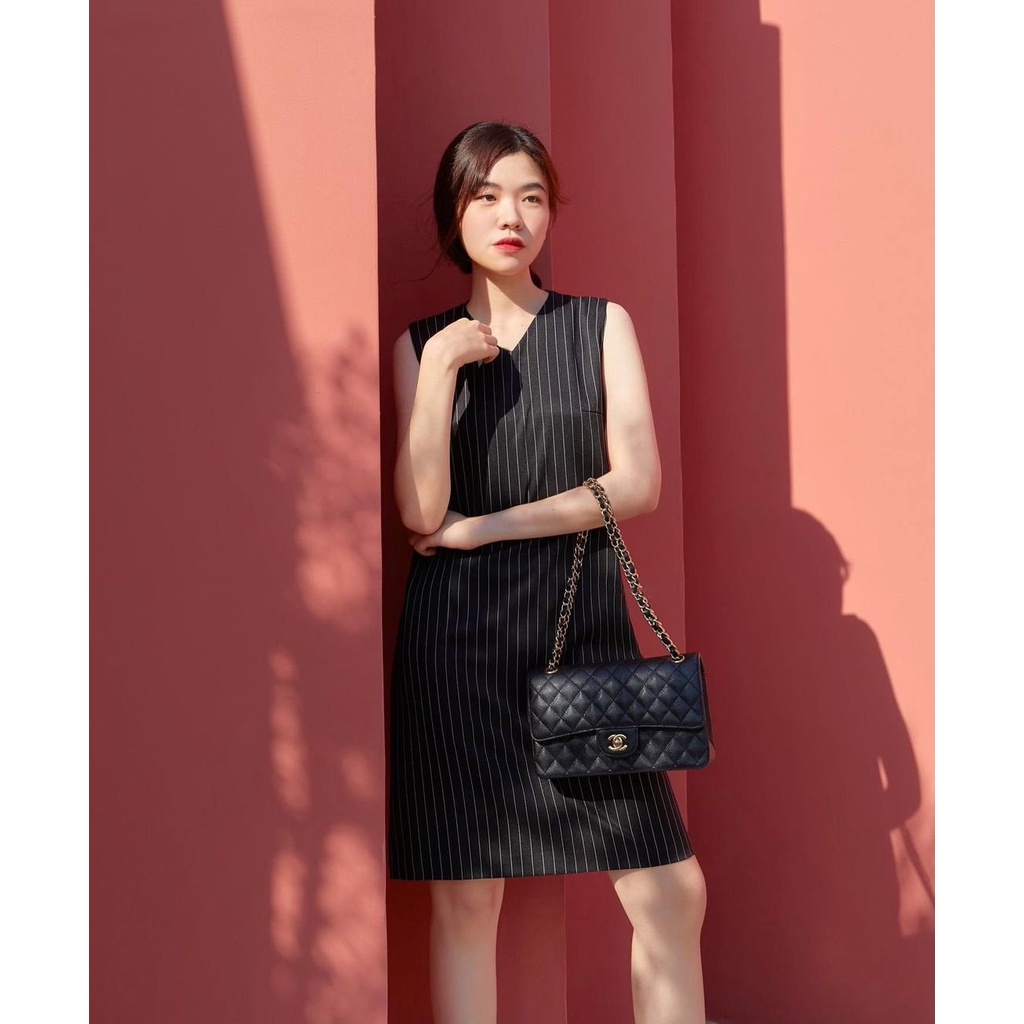 LIGAM - ĐẦM AMY DRESS KẺ SỌC