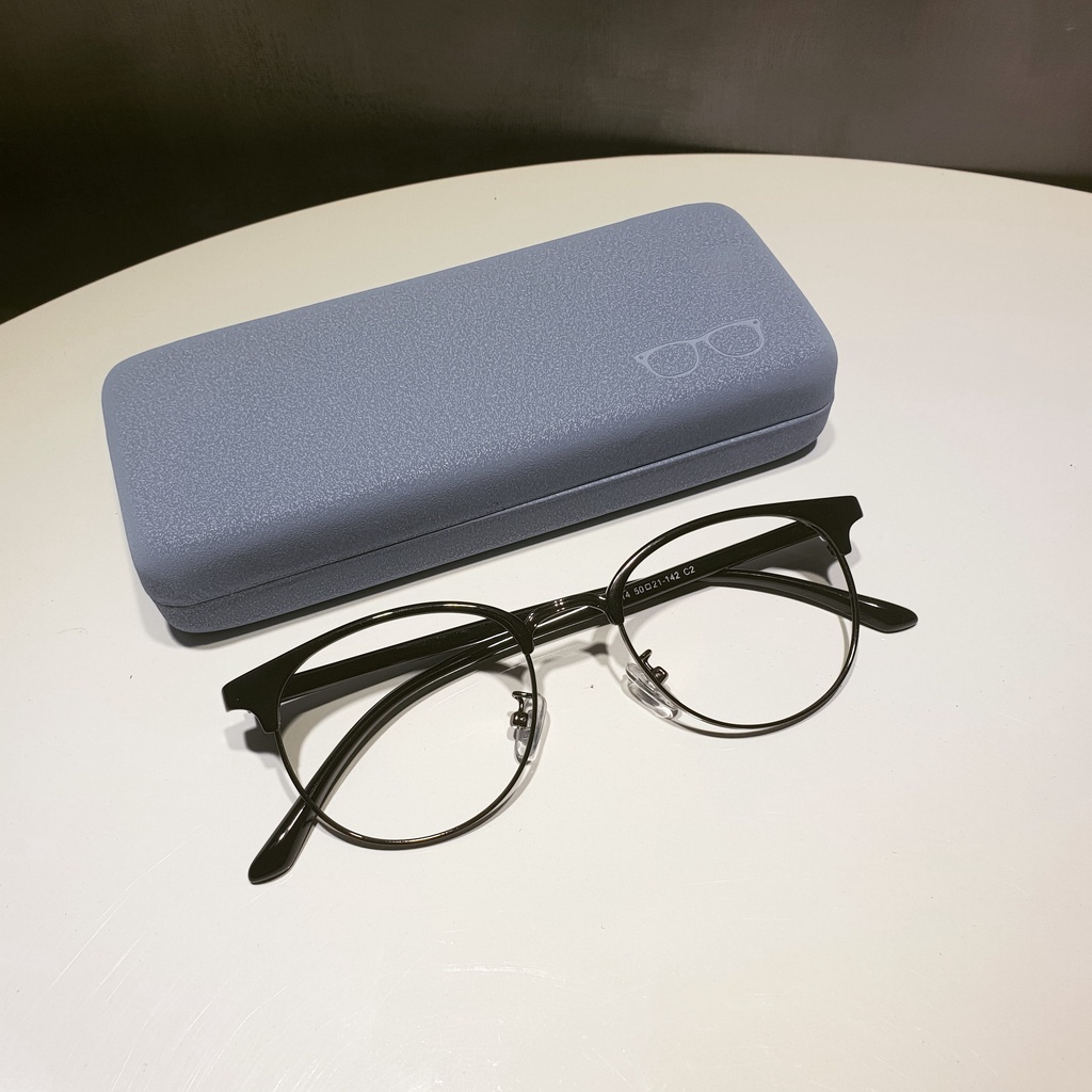 Gọng kính cận nam nữ thời trang mắt tròn viền mắt kim loại, kính cận cao cấp Qiwa Eyewear - 6214 | BigBuy360 - bigbuy360.vn