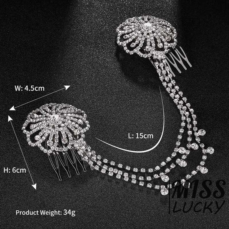 Lược cài tóc đính đá sang trọng ấn tượng cho nữ