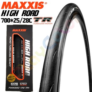 1 cái Vỏ/lốp xe đạp đua hiệu MAXXIS HIGHROAD TUBULESS size 700c (1pc), sử dụng cho xe đạp, bánh không ruột