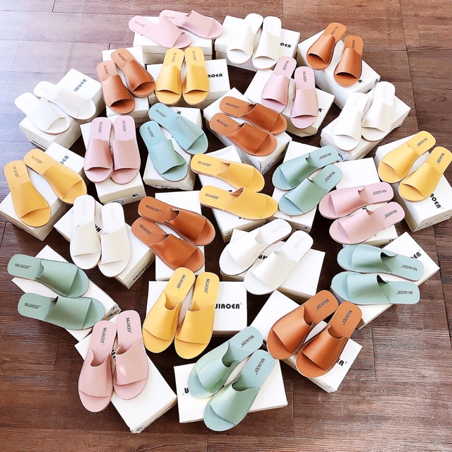 Dép da mềm đế dẻo