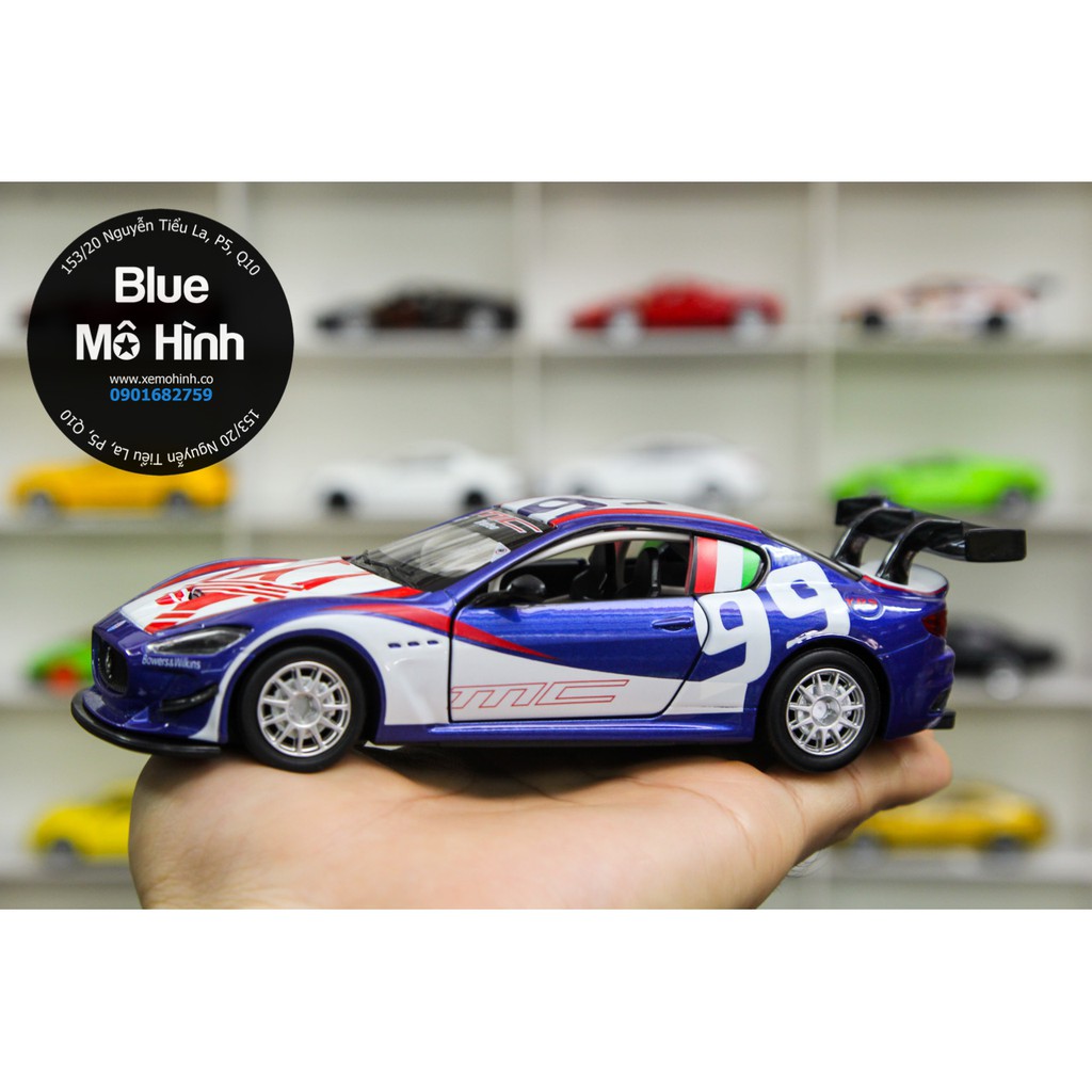 Blue mô hình | Xe mô hình Maserati Granturismo MC GT4 1:32