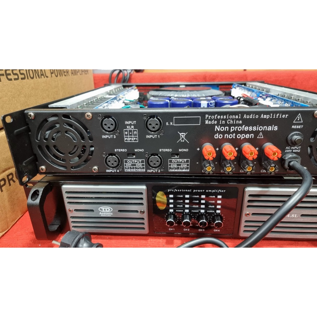 Đẩy 4 kênh TD Acoustic DK-4.8L chính hãng