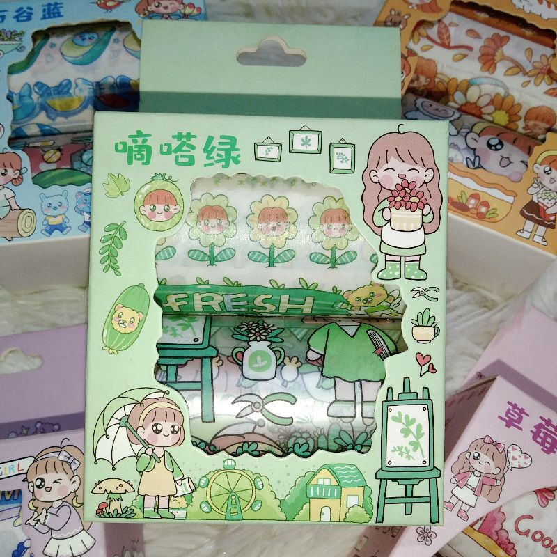WASHI CUỘN HÌNH CÔ GÁI SIÊU CUTE