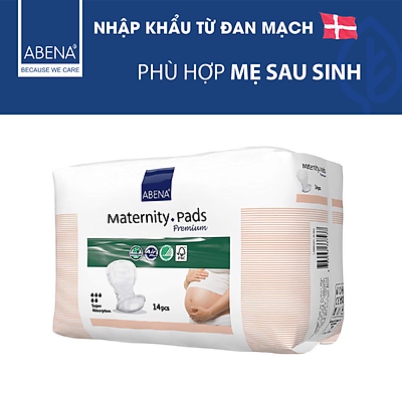 BĂNG LÓT SẢN PHỤ SINH ABENA MATERITY PADS - 14 MIẾNG