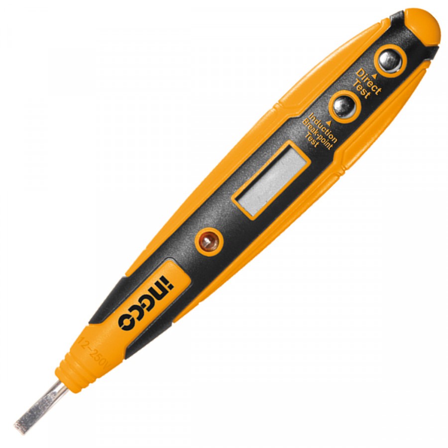 Bút thử điện tử Ingco HSDT2201 đo điện áp AC100-500V đo kỹ thuật số 12-220V và kiểm tra dòng điện thông mạch