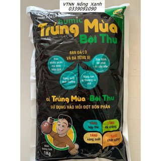 Phân bón lá sinh học SIÊU HUMIC TRÚNG MÙA - TÚI 1kg - humic lúa vàng