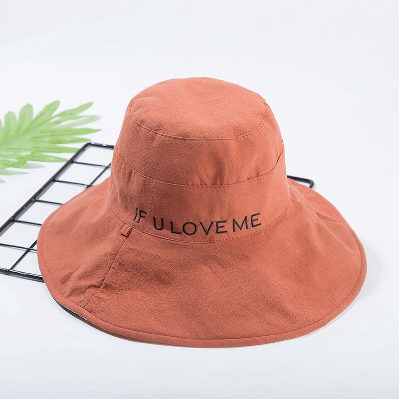 MŨ NÓN RỘNG VÀNH 2 MẶT VẢI COTTON PHỐI VIỀN MÀU