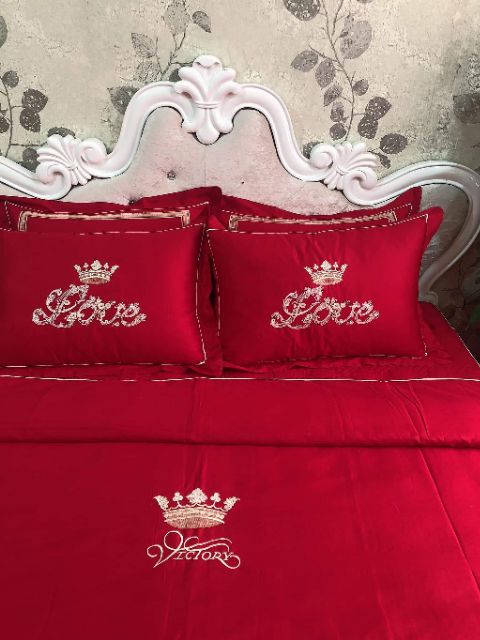 Bộ chăn ga gối cốt tông victory