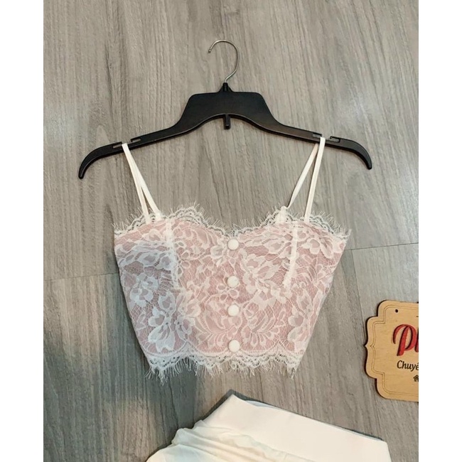 Áo Bra ren cổ yếm 2 lớp (bao chất)