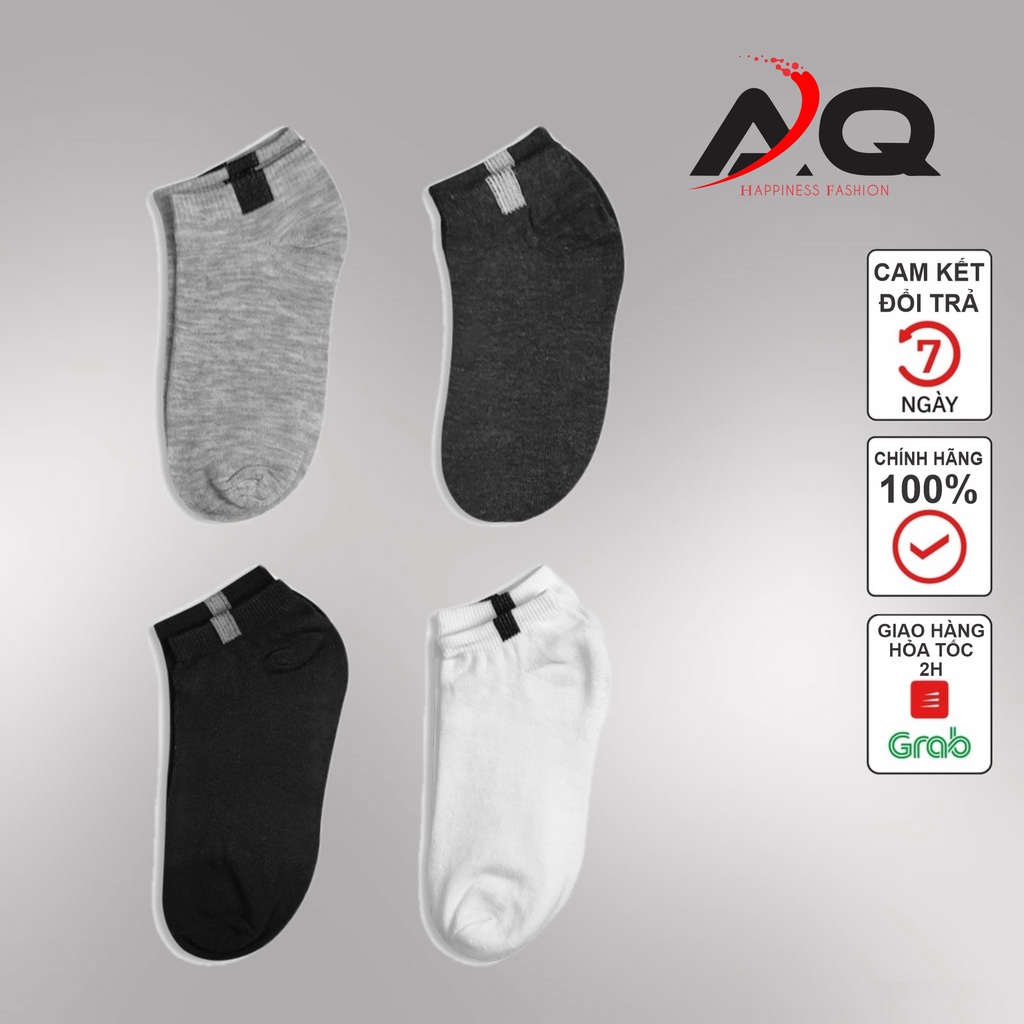 Combo 10 đôi tất vớ nam nữ cotton êm chân thoát mát- AQ STORE
